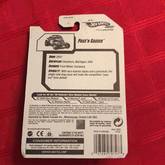 Hot Wheels 2008 Pass’n Gasser New in Package by Mattel - Picture 4 of 8